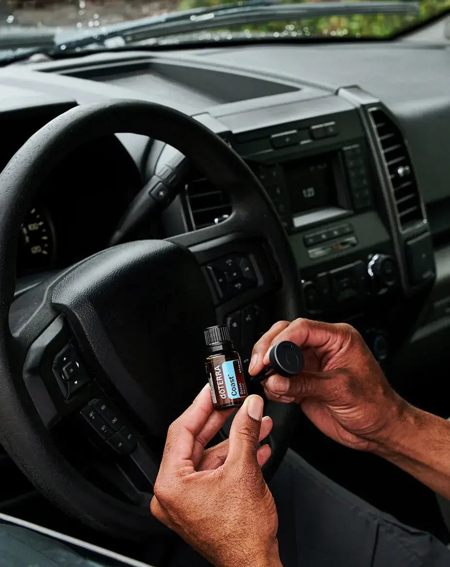 Diffuseur de voiture métallique à pince & Huile essentielle Coast dōTERRA