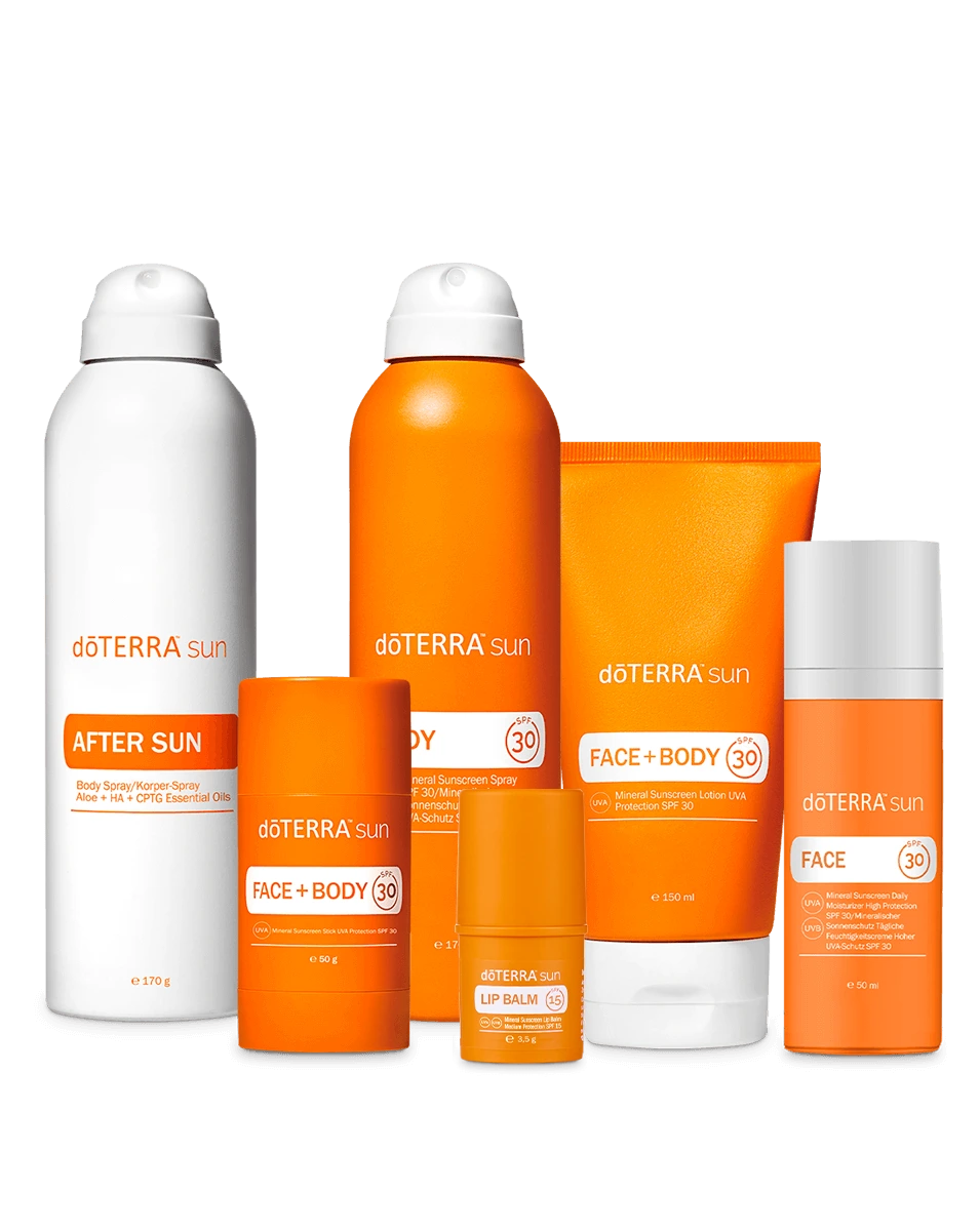 Kit solaire minéral pour le visage et le corps Sun dōTERRA