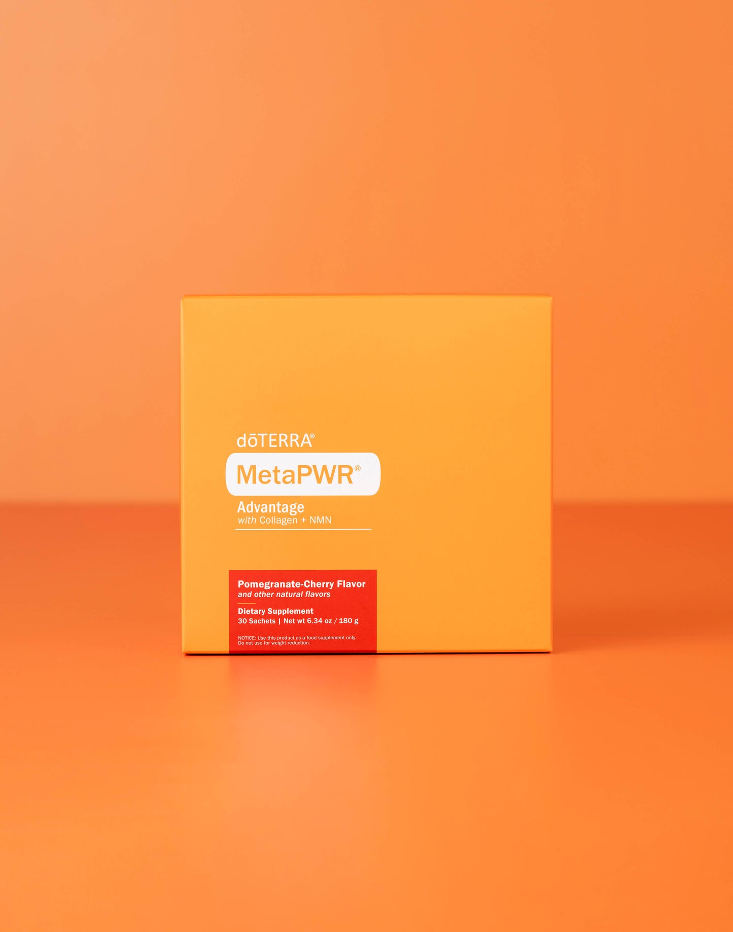 MetaPWR Advantage Nahrungsergänzungsmittel mit Granatapfel-Kirschgeschmack von dōTERRA | 30 Beutel