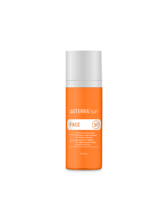 Crème solaire minérale hydratante SPF 30 pour le visage Sun dōTERRA | 50 ml