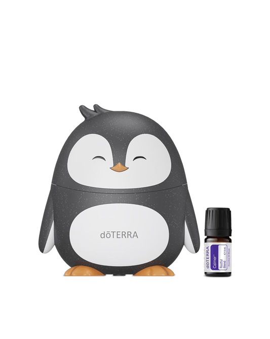 Diffuseur pingouin et mélange Calmer dōTERRA, 5 ml