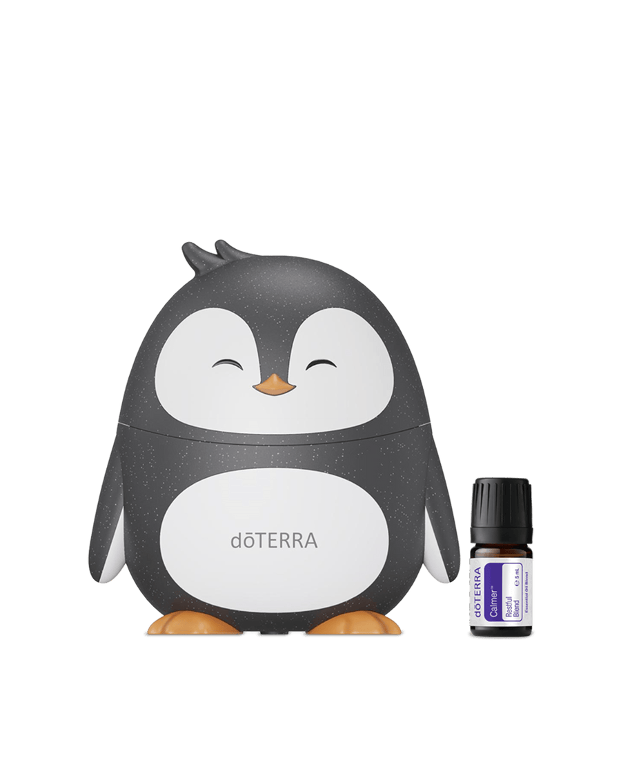 Diffuseur pingouin et mélange Calmer dōTERRA, 5 ml