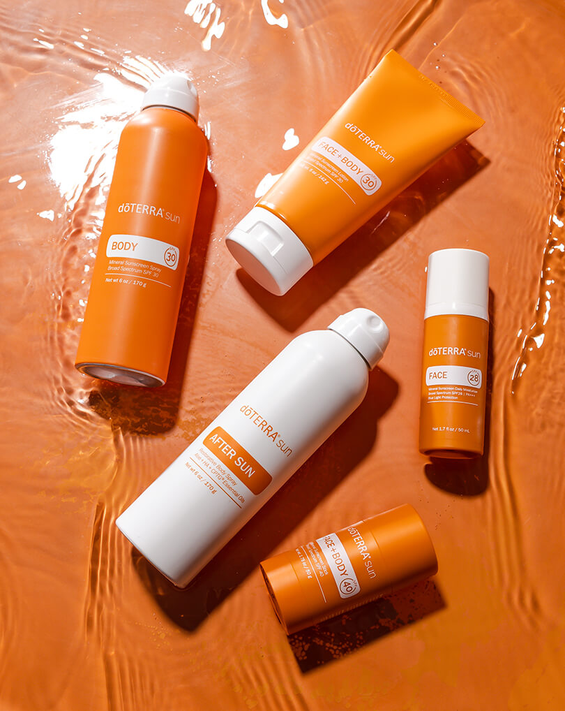 Kit solaire minéral SPF 30 pour le visage et le corps Sun dōTERRA