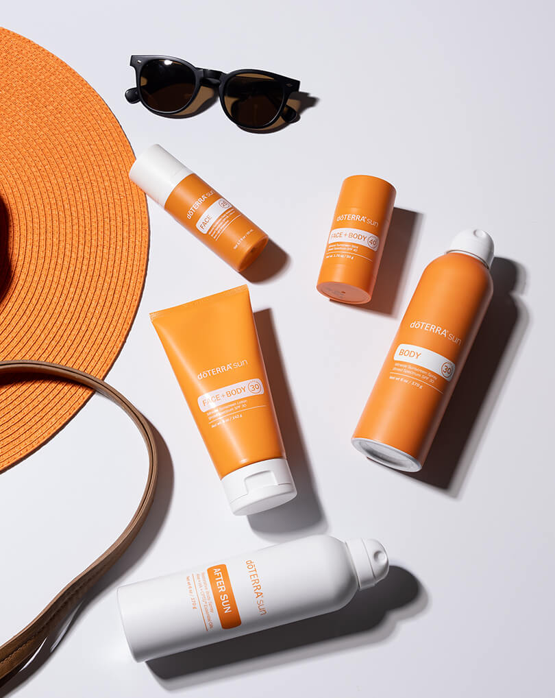 Kit solaire minéral SPF 30 pour le visage et le corps Sun dōTERRA