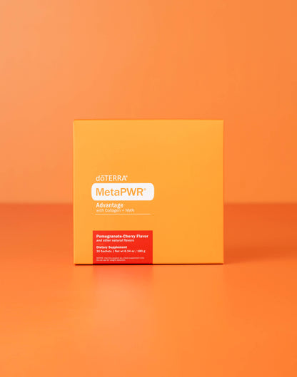 MetaPWR Advantage saveur grenade-cerise complément alimentaire doTERRA, 30 sachets