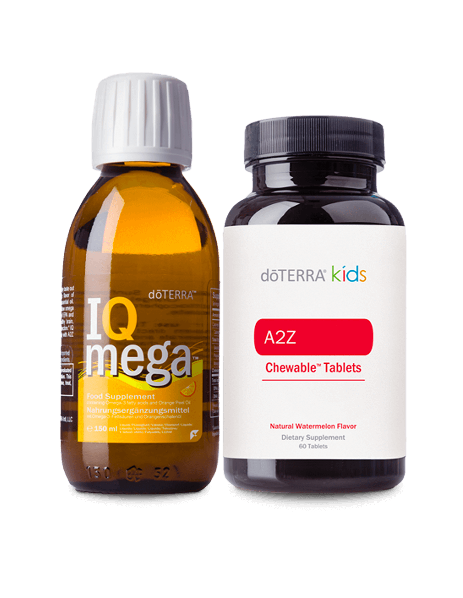 Perform Chewable Pack Vitamines dōTERRA Kids : IQ Mega + A2Z Chewable | Essence des huiles