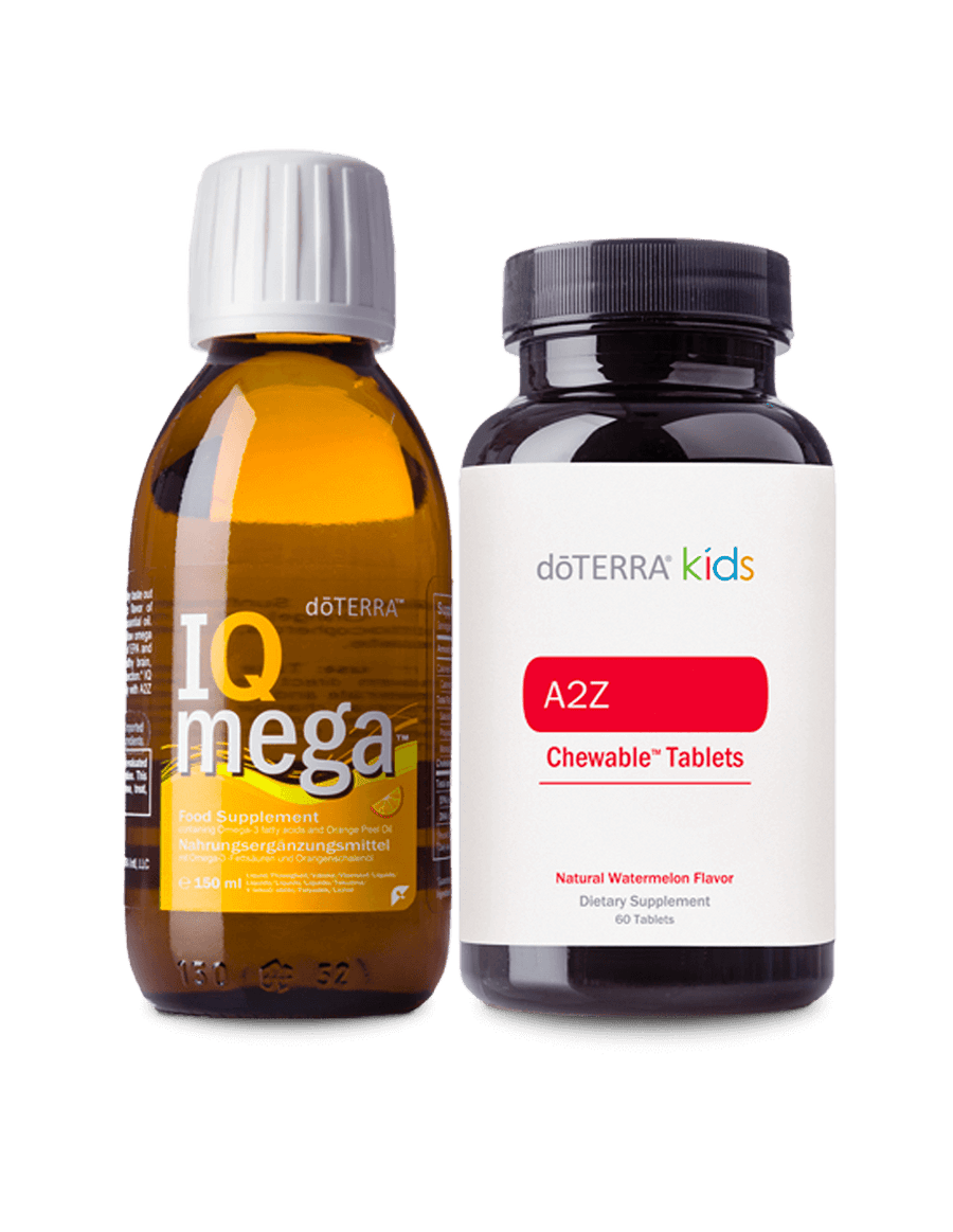 Pack Vitamines doTERRA Kids : IQ Mega + A2Z Chewable