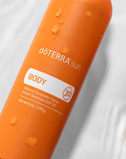 Spray solaire minéral SPF 30 pour le corps Sun doTERRA, 170 g
