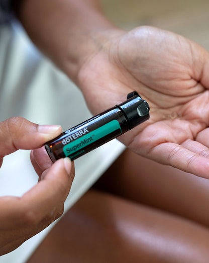 Billes SuperMint complément alimentaire doTERRA, 125 billes