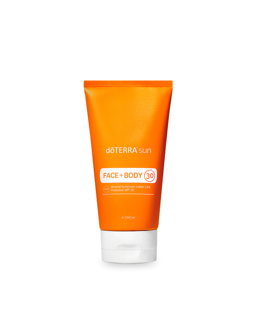 Crème solaire minérale SPF 30 pour le visage et le corps Sun doTERRA, 150 ml