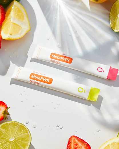 MetaPWR Recharge saveur fraise des bois complément alimentaire doTERRA, 30 sachets