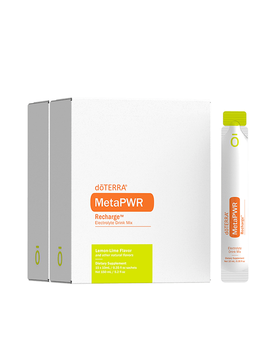 MetaPWR Recharge saveur citron - citron vert complément alimentaire doTERRA, 30 sachets