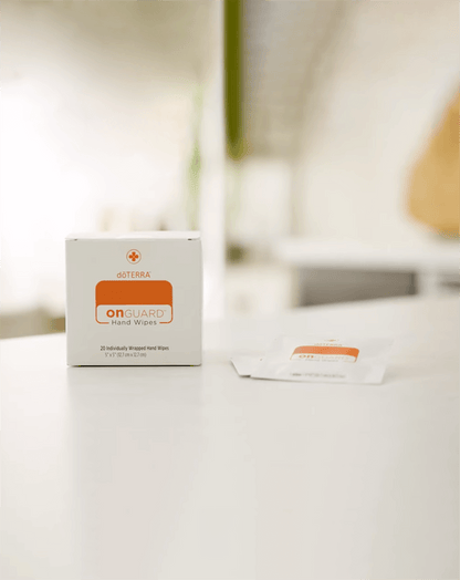 Lingettes pour les mains On Guard doTERRA, 20 unités