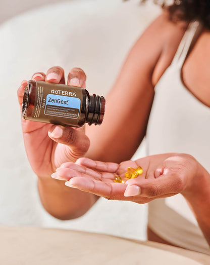 ZenGest gélules mélange digestif doTERRA, 60 gélules souples