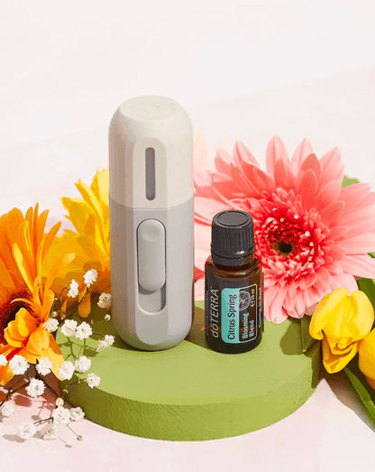 Diffuseur Mōve doTERRA et mélange Citrus Spring d'huile essentielle