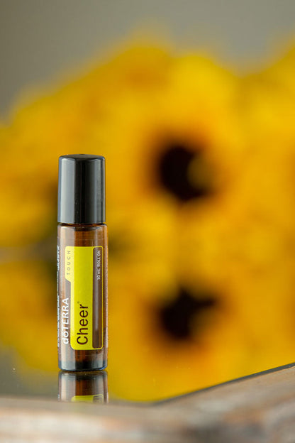 Cheer Touch mélange en applicateur à bille d'huile essentielle doTERRA, 10 ml
