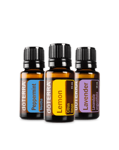 Kit débutant Beginner's Trio d'huiles essentielles doTERRA, 15 ml