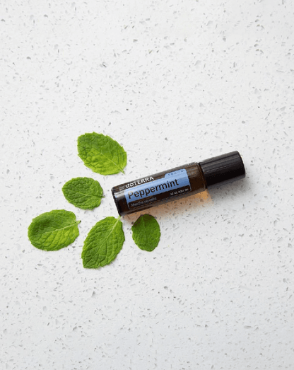 Menthe poivrée (Peppermint) Touch diluée en applicateur à bille d'huile essentielle doTERRA, 10 ml